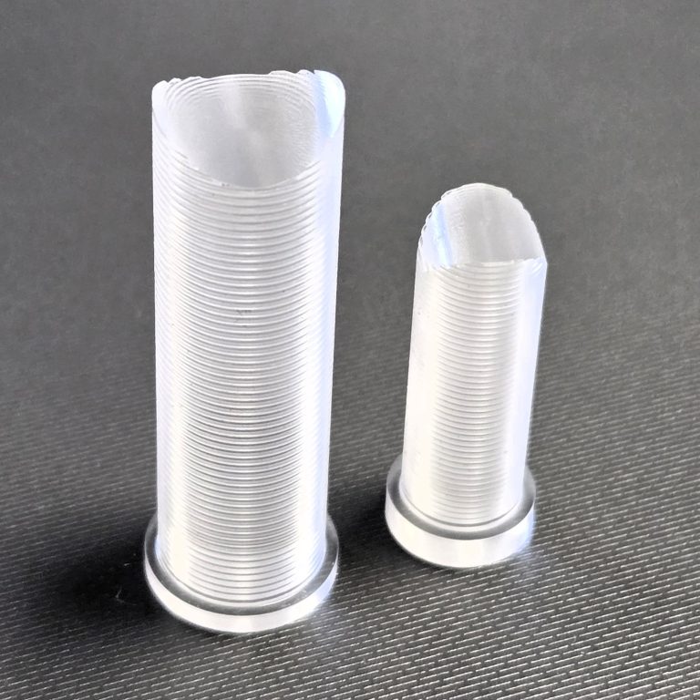 Relais palpeur haute résolution PMMA usiné contrôle non destructif composite aéronautique — TiPi3D