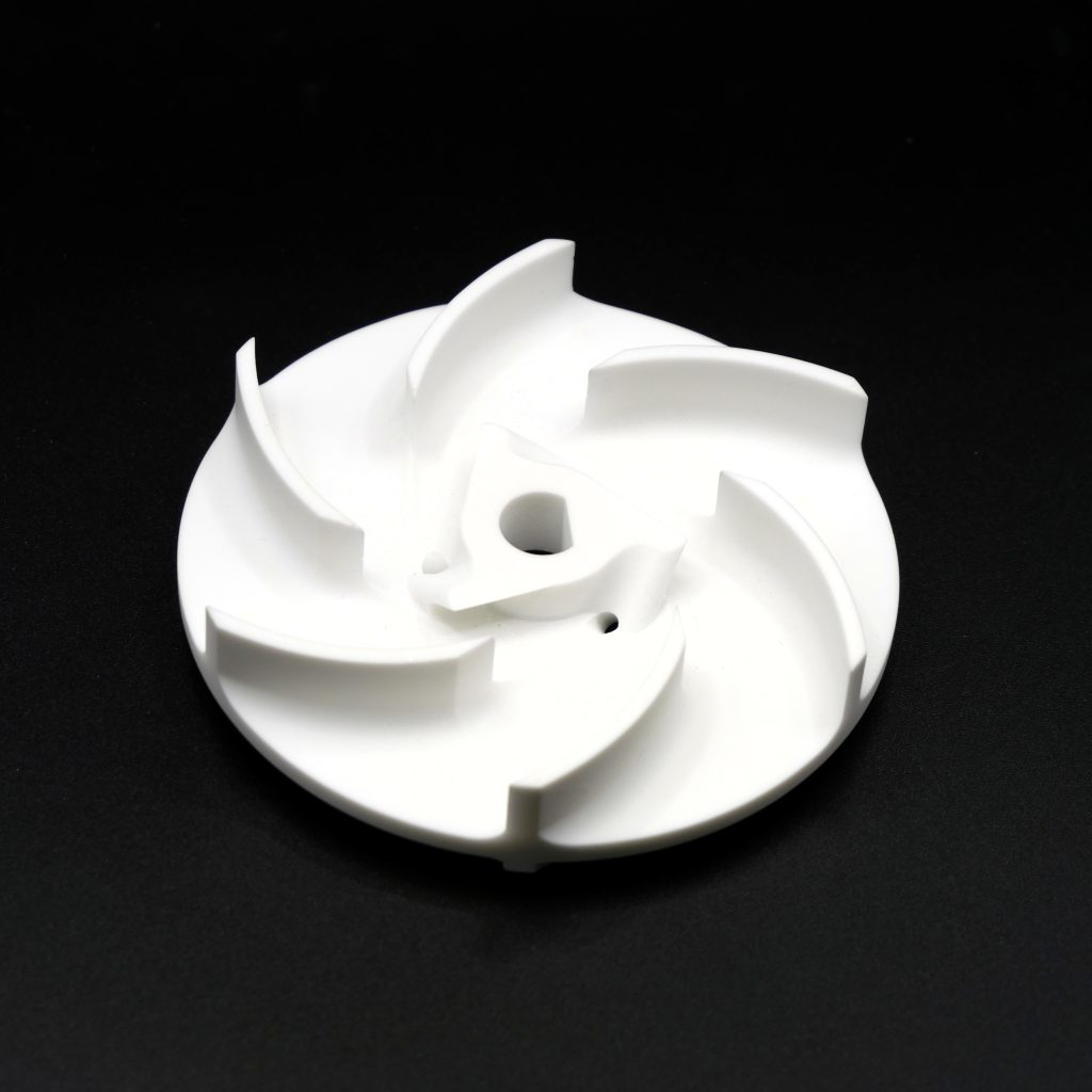 Hélice pompe résine céramique impression 3D remplacement inox agroalimentaire abrasif corrosif — TiPi3D